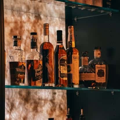 liquor shelf