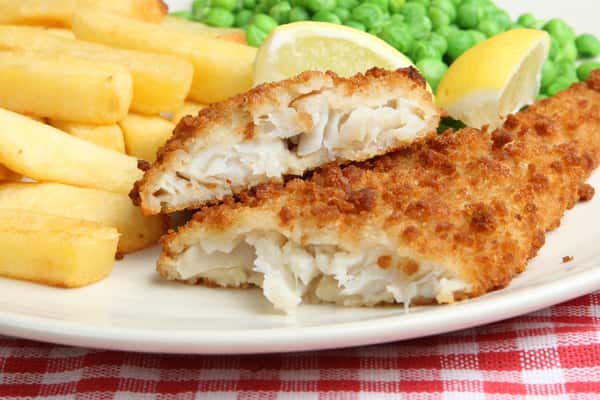 Deep Fried Walleye Dinner