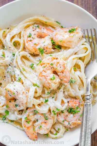 Shrimp Alfredo