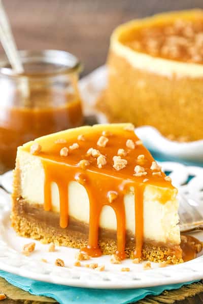 Salted Caramel Cheesecake-gf