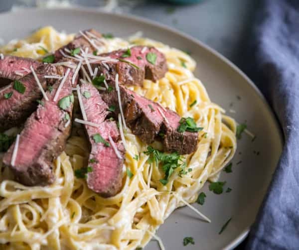 Steak Alfredo