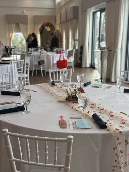 table set up