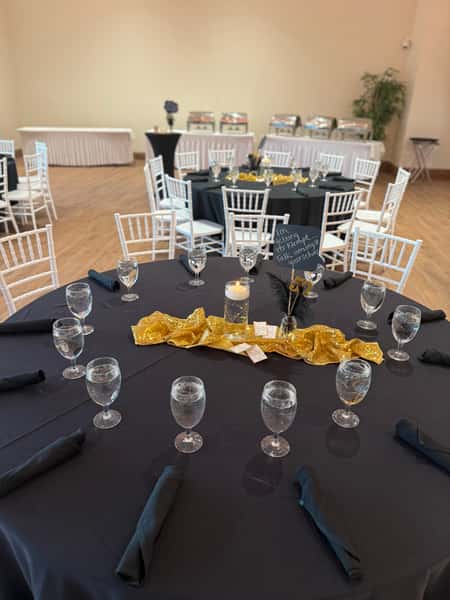 table set up