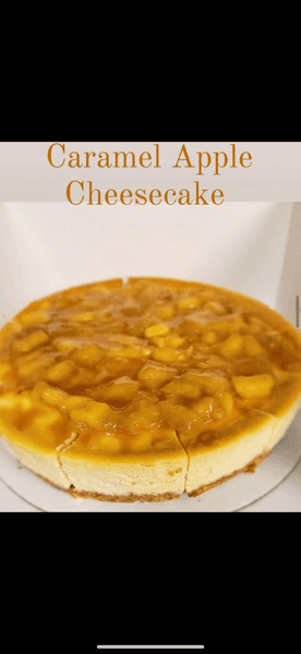 Carmel Apple Cheesecake