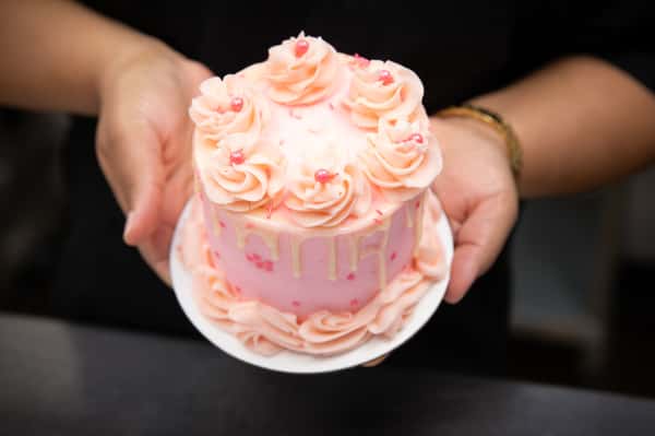 Very Strawberry Cake w/ strawberry buttercream