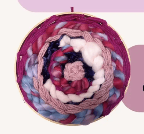 Small Circle Hoop Weaving
