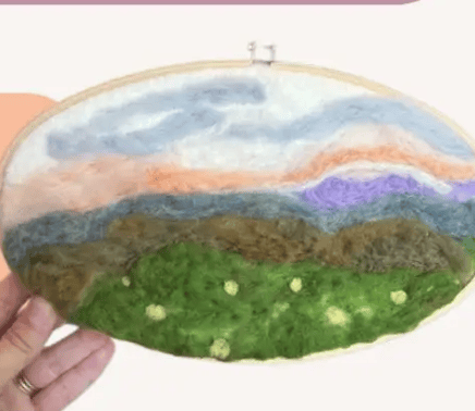 Hoop Felting
