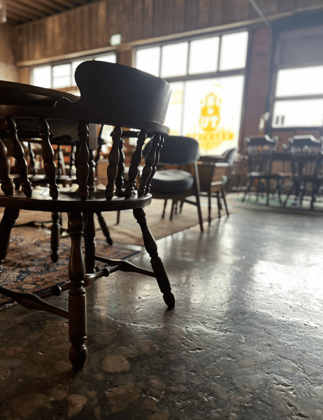 Interior photo of Force of Nature's dining area