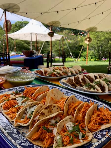 Trays of tacos