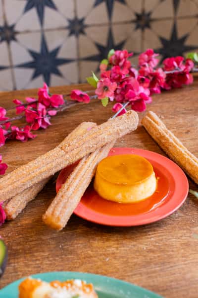 Churro and Flan