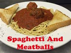 Senior Spaghetti & Meatballs