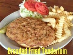Spicy Breaded Tenderloin Sandwich