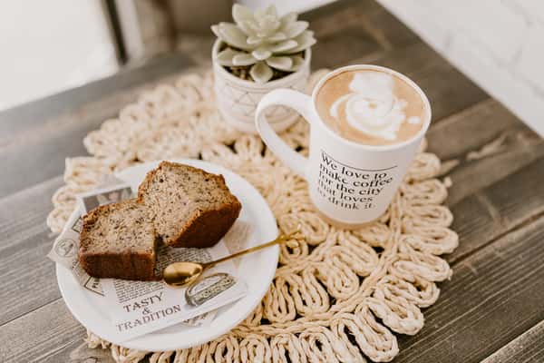 cake and coffee