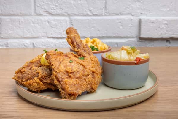 Fried Chicken Breast and Leg Quarters