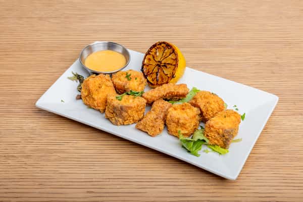 Fried Salmon Bites