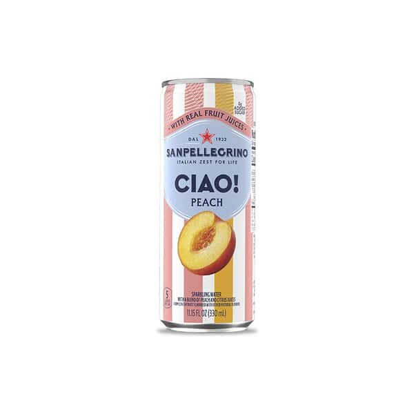 San Pellegrino Peach Ciao Sparkling Water Single