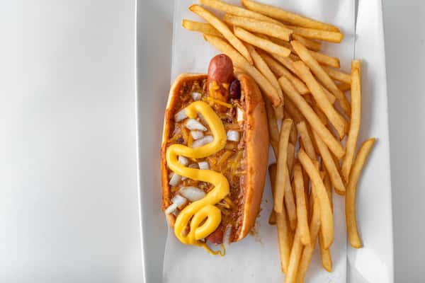 Chili Dog & Fries