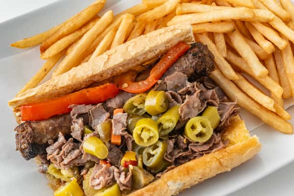 Italian Beef & Sausage Combo & Fries