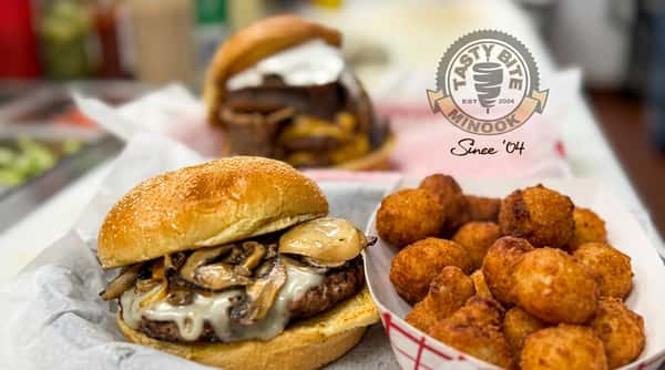Mushrooms Swiss Burger