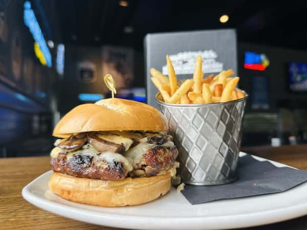 Mushroom Swiss Burger
