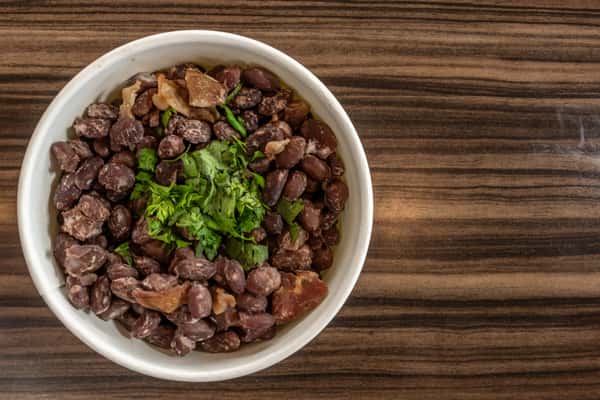 Black Beans with Bacon