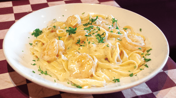 Seafood Alfredo (Lunch)