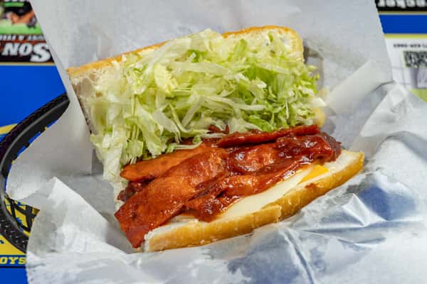 BBQ Sausage Poboy