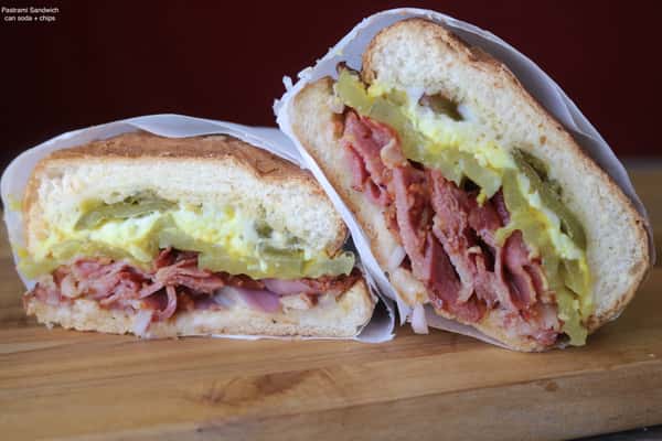 Pastrami Hot Sub 8"