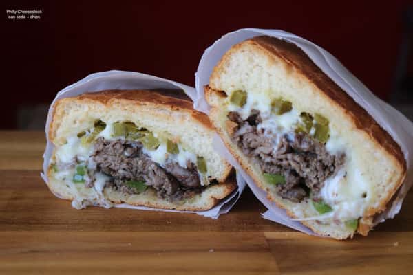 Philly Cheese Steak Hot Sub 8"