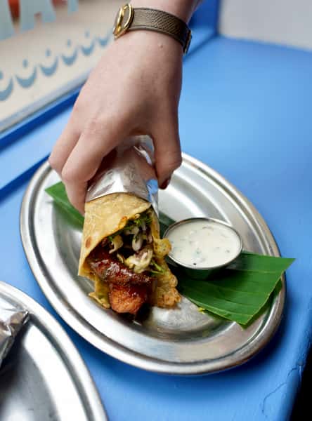 Crispy Masala Fish Roll