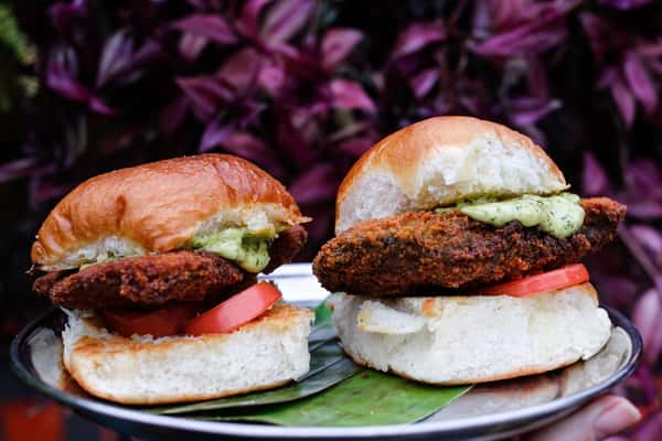 Bengali Fish Fry Sandwich