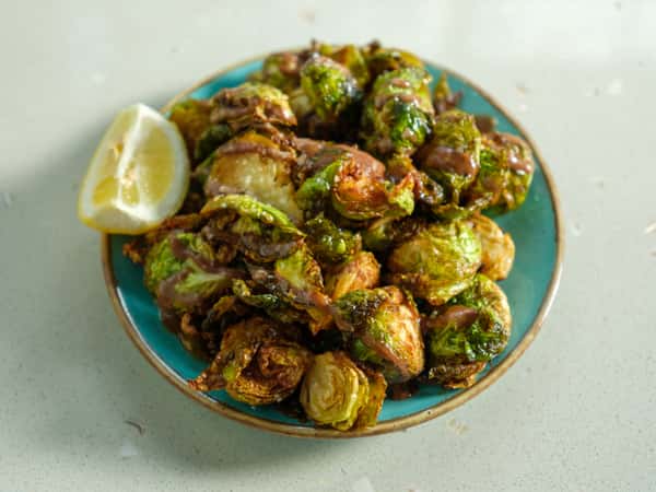 FRIED BRUSSEL SPROUTS