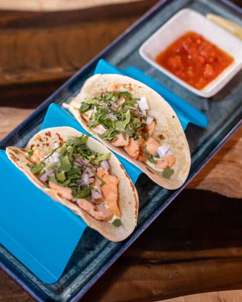 SALMON TACOS