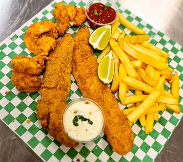 Fish N Shrimp N Chips