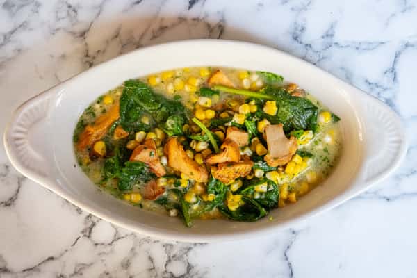 Corn and Chanterelles