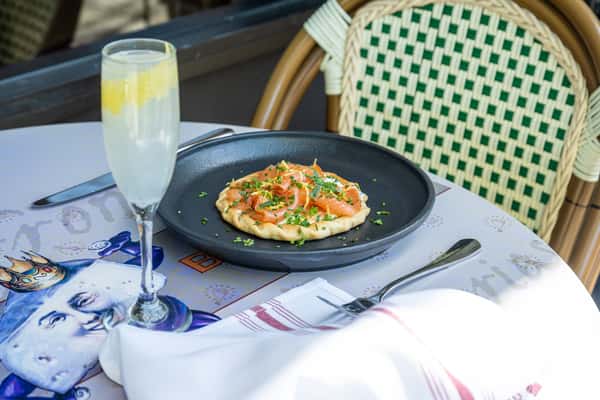 Petite Smoked Salmon Tarte