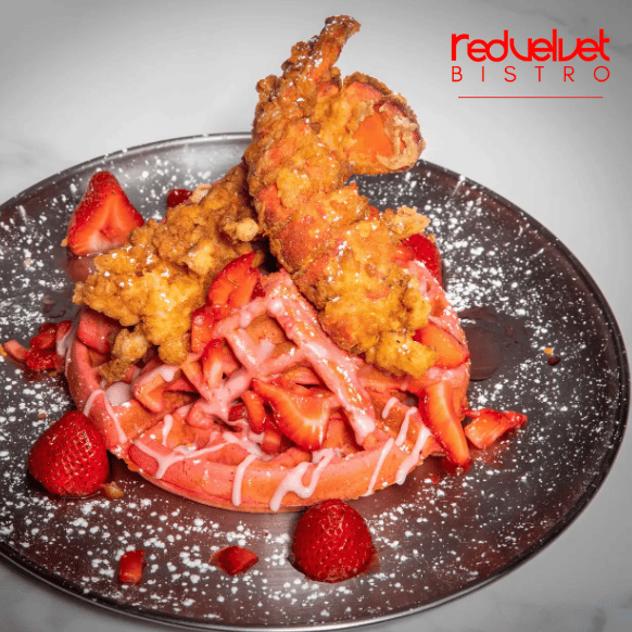 Strawberry Waffle & Lobster