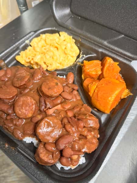 RED BEANS & RICE WITH 2 SIDES