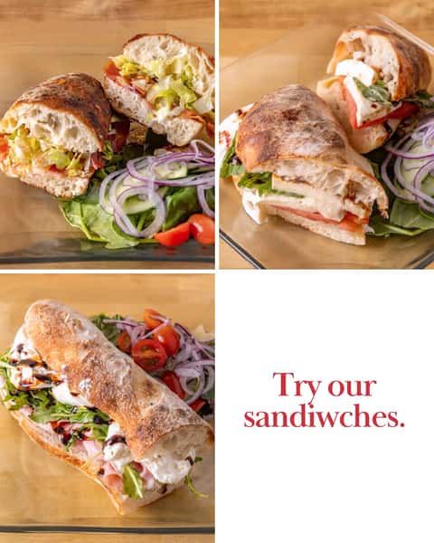 At Teglia, our craft goes far beyond pizza! ✨ The BLT, the Mortadella, the Fresh Mozzarella — each one made from scratch with the finest ingredients. Perfect for lunch, a quick bite, or whenever the mood strikes.
Try our sandwiches today!