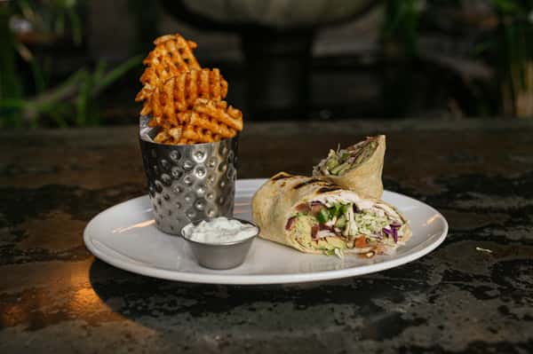 Hummus Chicken Wrap