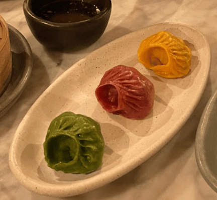 Tricolored Vegetable Dumpling