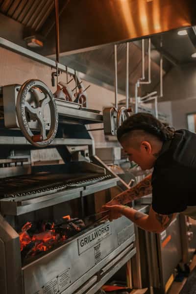 Open kitchen at EMRE