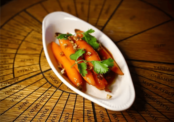Glazed Smoked Baby Carrots