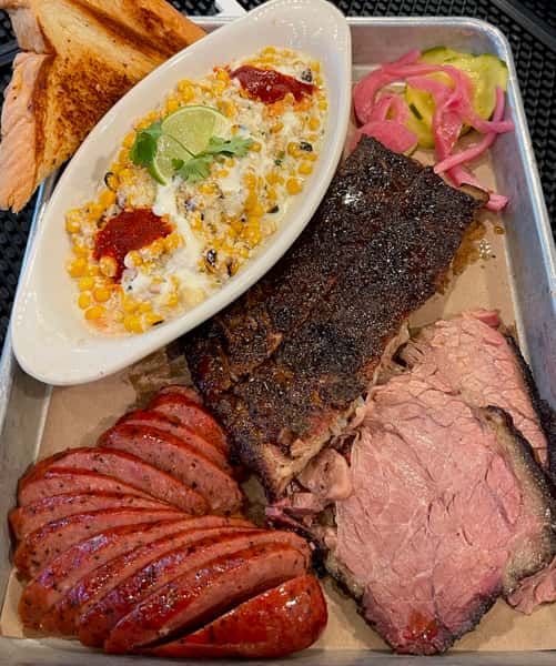 Three Meats & One Side (3/4LB)