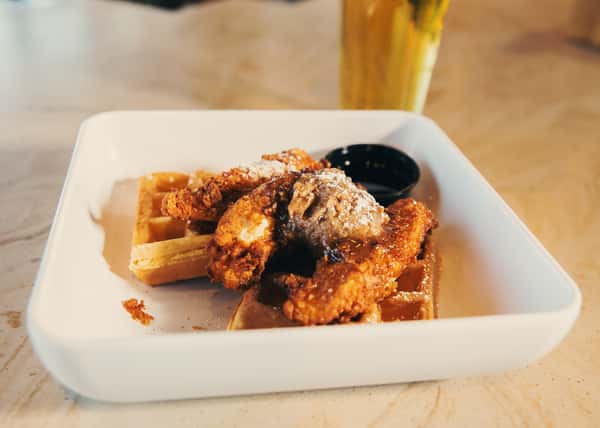Savory Chicken and Waffles