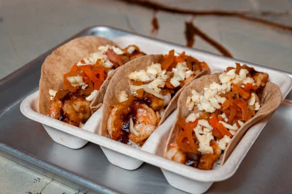 Bombay Shrimp Tacos
