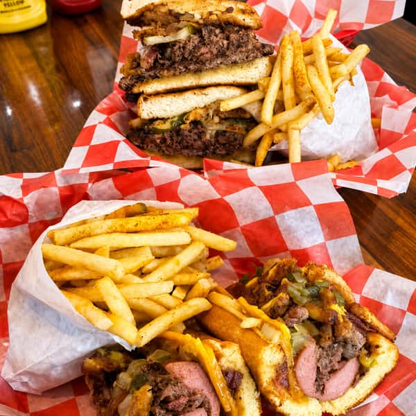 burger and hot dog meals