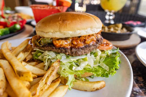 Spicy Poblano Burger