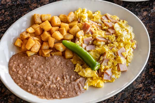 Huevos con Jamón
