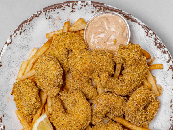 fried shrimp plate